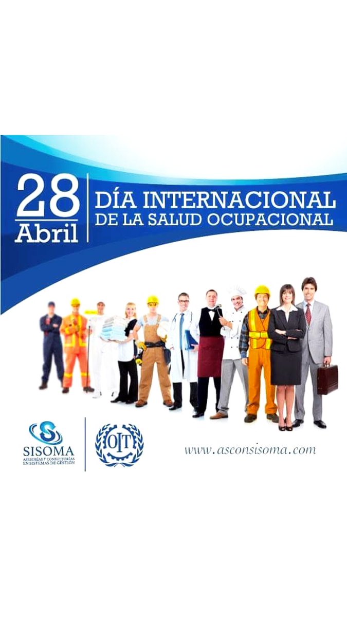 Twitter à¤ªà¤° Us Inc Design Celebramos El Dia Mundial De La Salud Ocupacional Oit Sisoma Asconsisoma Sgsst Sst Seguridadindustrial Medicinalaboral Higieneindustrial Iso45000 Https T Co 8pw5r1uyjz