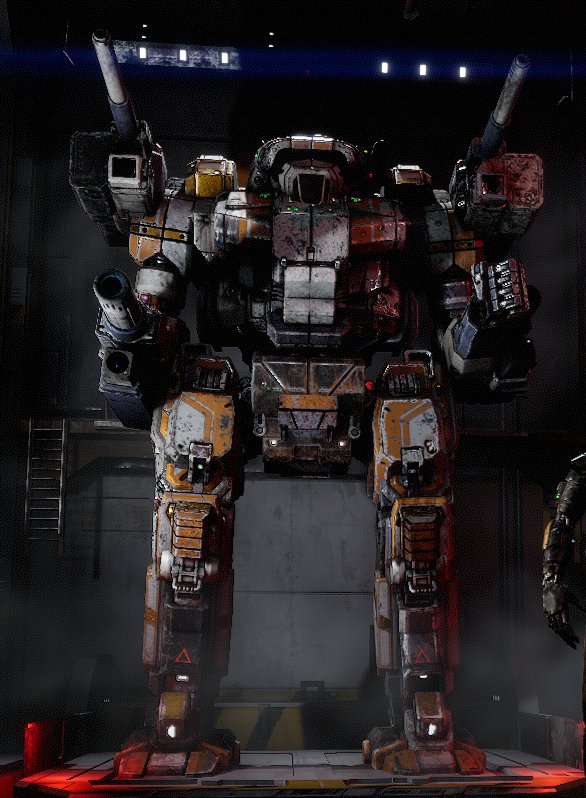 GobMazka's tweet image. @razorfist  
It seems I have stumbled upon some kind of Lostech, imma call it the VinJack... maybe the Jack Morrison? no...  Hm, the Blackicator? Hm... #mechwarrior #battletech #ClanWolf