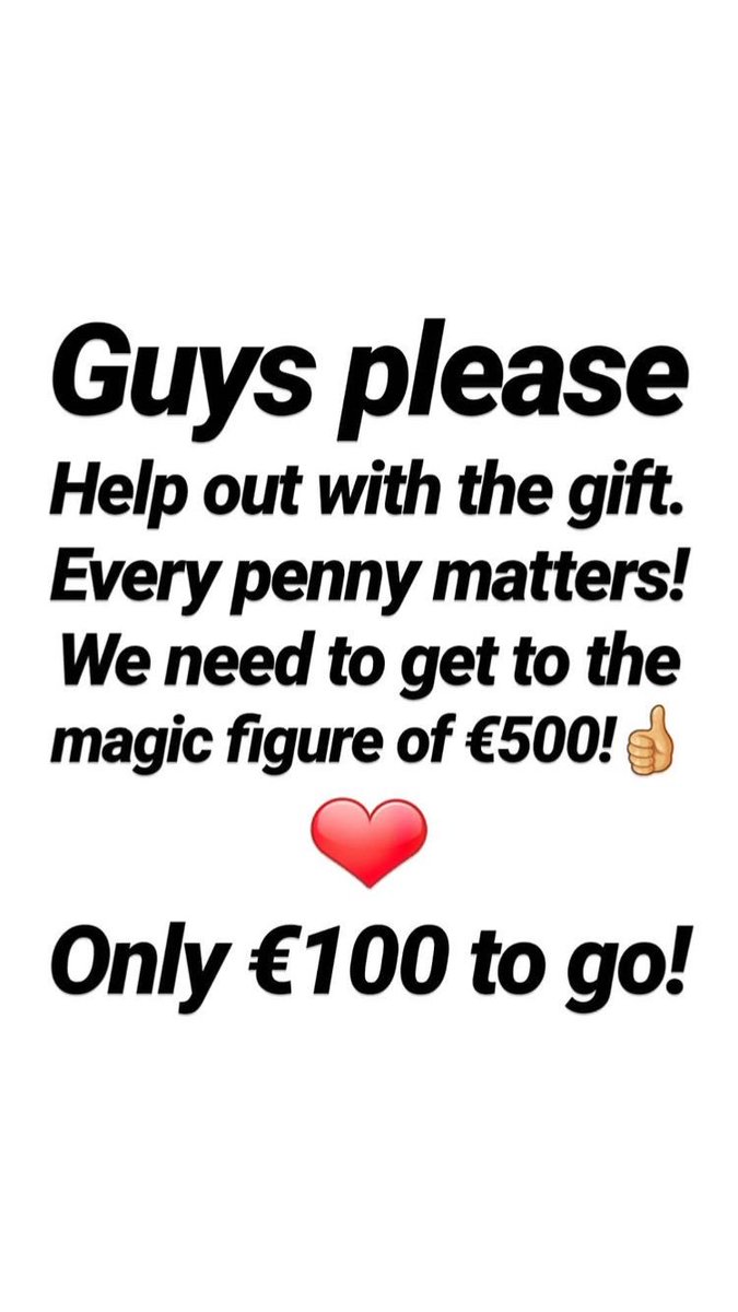 blooms_maryl's tweet photo. 100โฌ to go! Thatโs so awesome!! Itโs a global effort, so HELP OUT IF YOU CAN! ๐ค๐ค๐ค
DM @ShaneFilanIndia for more info๐๐๐ #shanefilanbirthdayproject https://t.co/SohpWUQrNu