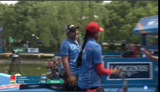 tanmoy_sports's tweet image. Indian Compound Mixed Team wins Bronze after defeating Turkey 154-148 in Compound Mixed Team Bronze medal match of #Archery event at  #WCShanghai
