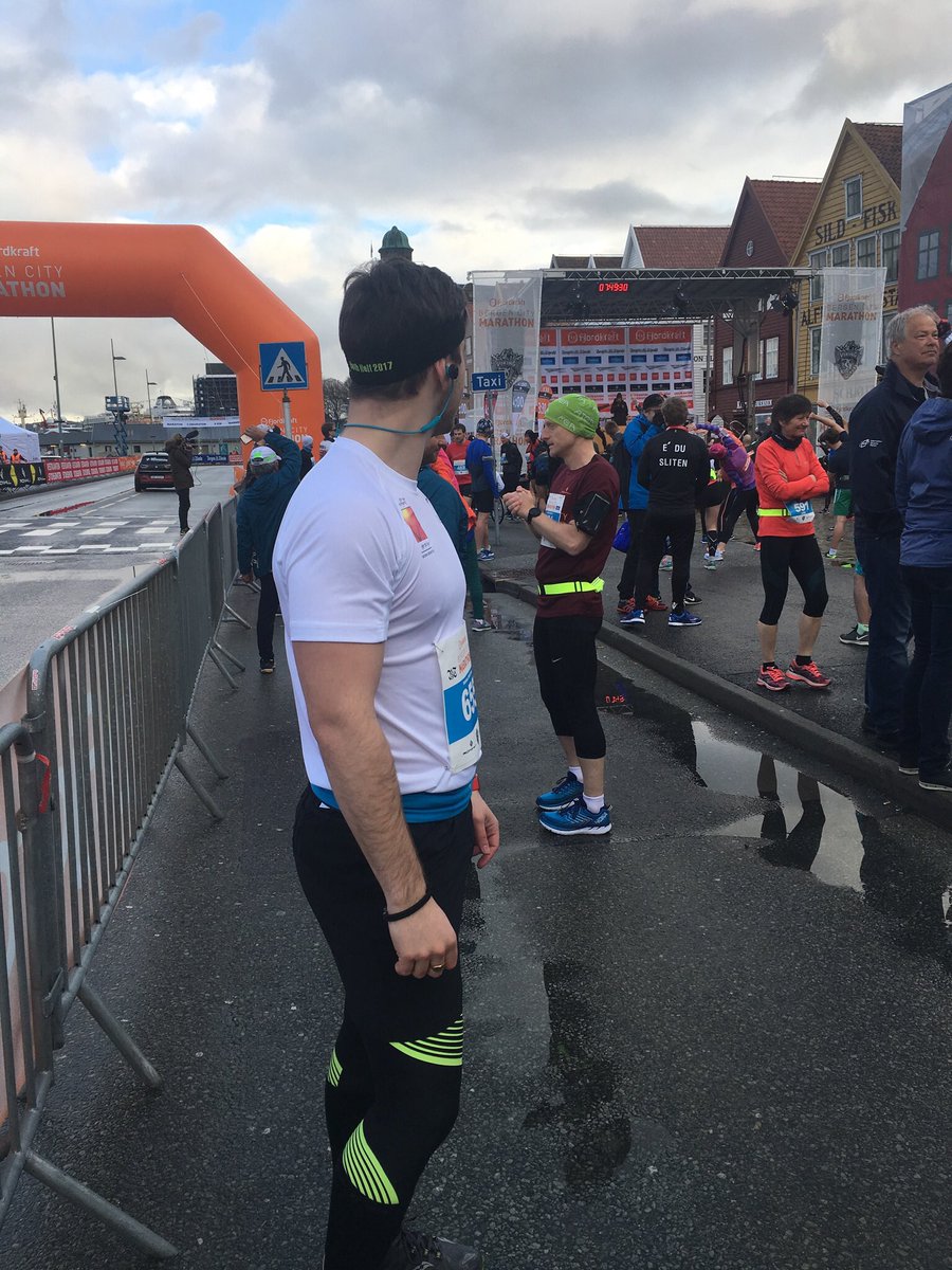 Another year, another set of marathons. Running for <a href="/BlodbankenOslo/">Blodbanken Oslo</a> at Bergen Marathon 😱 #running #bergenmarathon #alreadyrunning