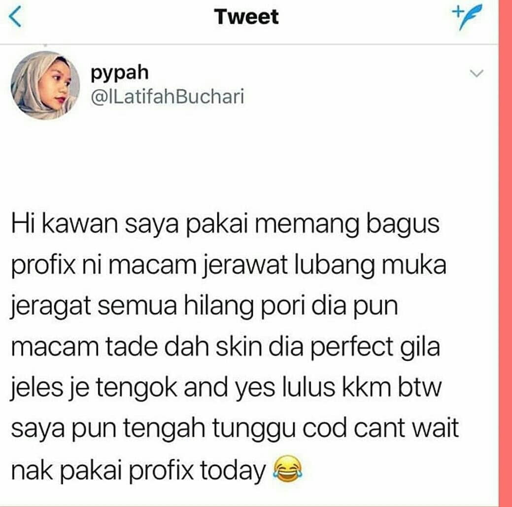 profixforever's tweet photo. Macam mn korang boleh ckp #profix ni tak ok? Sedangkan hari2 ada je customer nak repeat order n bagi feedback 🤔

Kalau rasa profix ni rebrand &amp; ada merkuri tolong buktikan ! Jgn fitnah.  Org melayu patutnya support produk bumiputera.  Bukan jatuhkan. 😠 https://t.co/j6dZUwbd5B