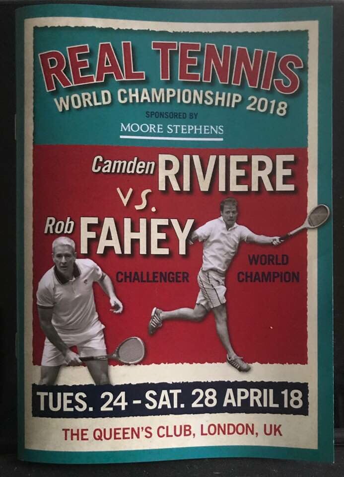 Over the past 200 years, only 2 World Champions have reclaimed their title, the last time being in 1922. Today is the last day of play of the WCC2018, between Rob and Camden, 24th and 25th World Champions since 1740. See you all at The Queen’s Club this afternoon!