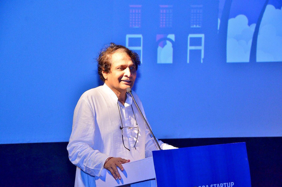 sureshpprabhu's tweet photo. At the Goa Startups and Innovation Day. Goa, with its strategic location and ecosystem has the potential to be the entrepreneurship hub. We are working towards it. This event will contribute to the building of a robust ecosystem involving all stakeholders #GSID2018 https://t.co/9ceBMrEjDK