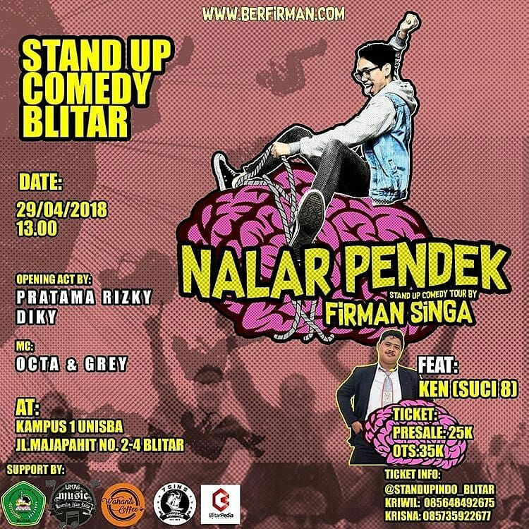 eh udah besok aja nih 
#NALARPENDEK dari mas <a href="/FirmanSinga/">Firman Ahmad</a> 
sudahkah ada tiket buat besok??

untuk tiket 👉 bit.ly/tiketnalarpend…