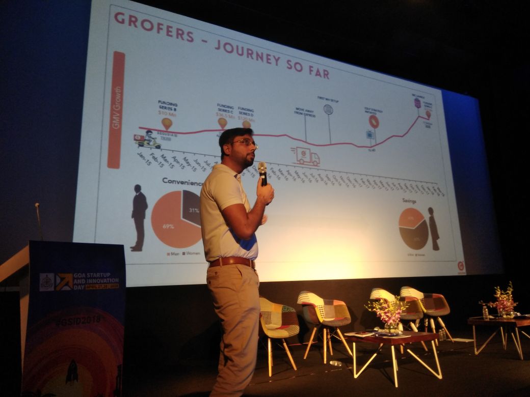 .<a href="/manasgupta83/">Manas Gupta</a> shares the inpsiring journey of <a href="/Grofers/">gsjsj</a> at the #GSID2018
