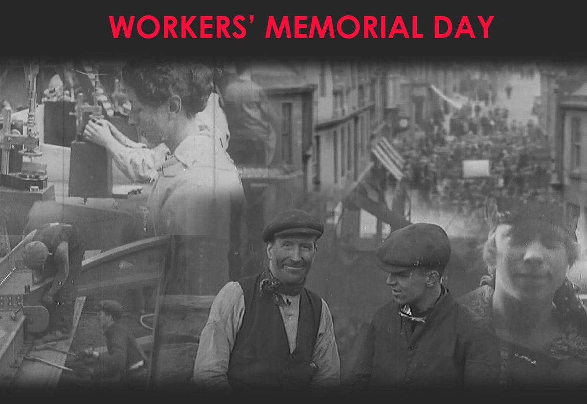 davidgcant's tweet photo. Today is #IWMD18 🙏

~ Every year more people are killed at Work than in wars.

~ Everyone has the right to safe and healthy workplace conditions.

~ Everyone should do their bit to make things better for workers.

~ Everyone should remember the dead, and fight for the living. https://t.co/FcvggtJdAH
