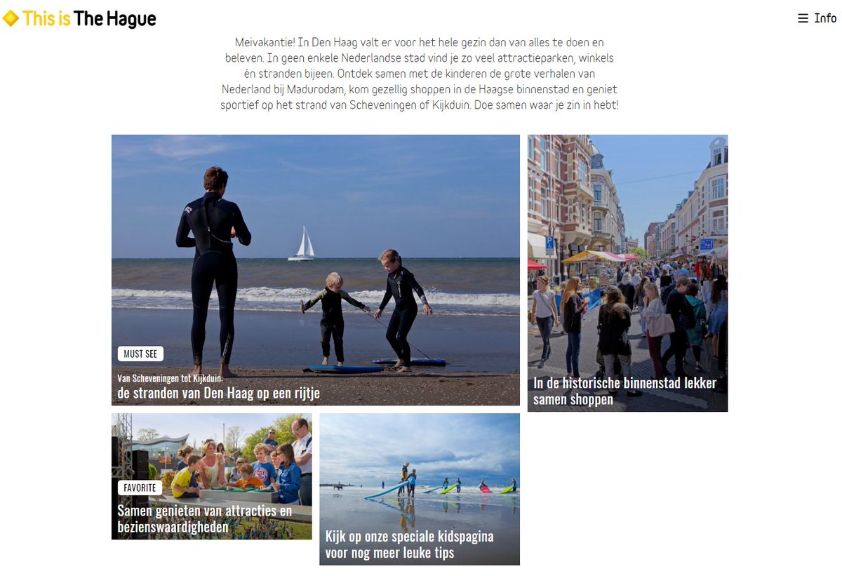 Het is alweer meivakantie! En dat vier je natuurlijk in onze stad #aanZee >> denhaag.com/nl/meivakantie