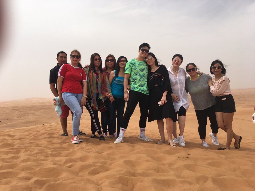 Desert Safari with our Supers
Tita Pia 
Ms.Abie and 
Ms.Zen
Amazing experience