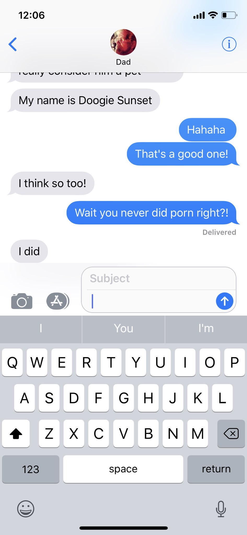 Jonsandman on X: So I asked my dad his porn name as a joke...I currently  dont know what to do right now. 😧 t.coUOadgbFlXQ  X