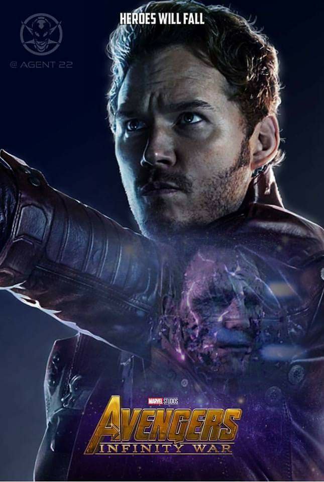 cho_adila's tweet photo. Star Lord - the one can't contain his own emotion during crucial minute @ the stupid one #InfinityWar
#demmit https://t.co/OdOfoSEFnH