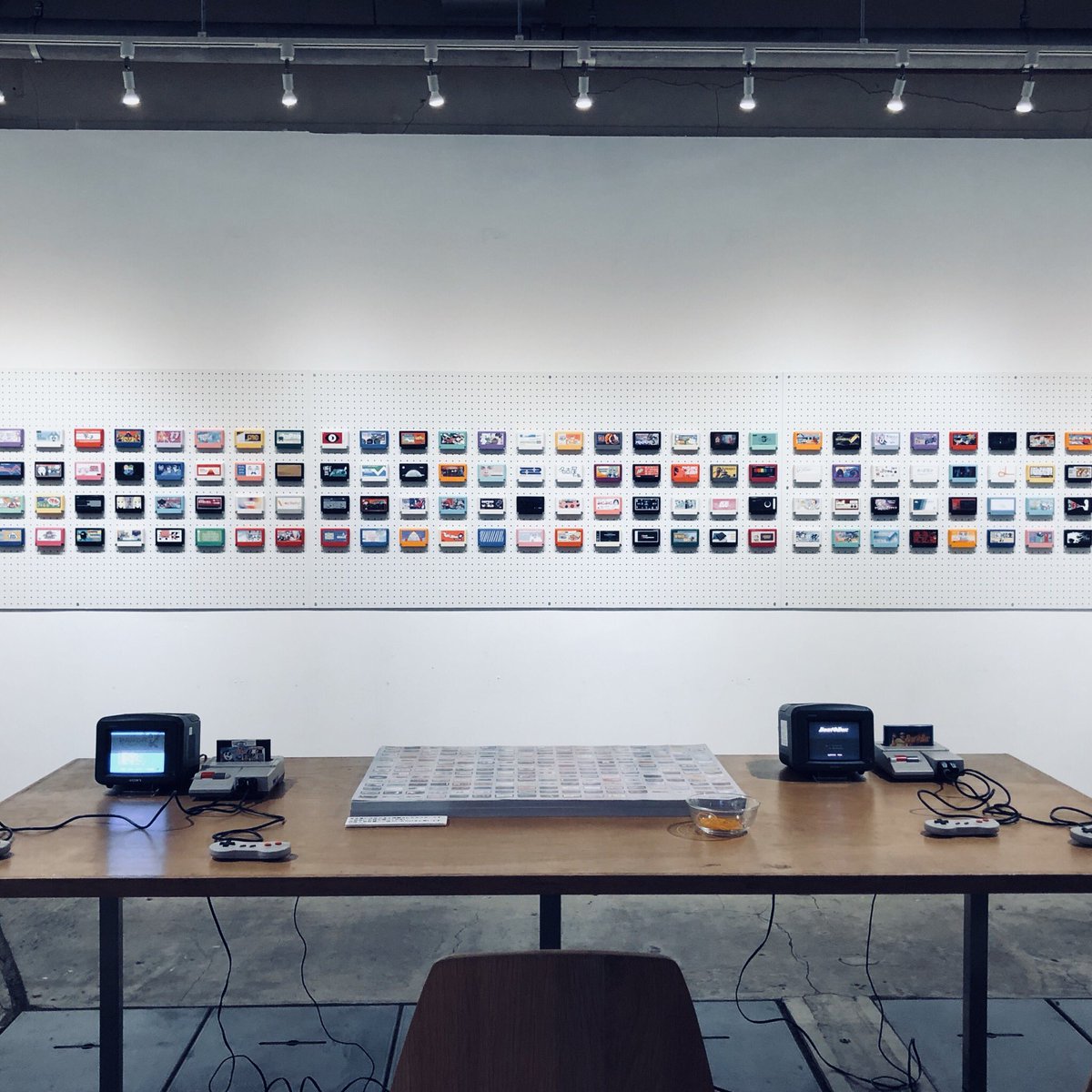 megafist's tweet photo. #famicase2018 👀squint and you can see the likes of famous designers @Arkotypeco @Ghost__Arcade @CorySchmitz @meteor_club https://t.co/HflzKy1xP0