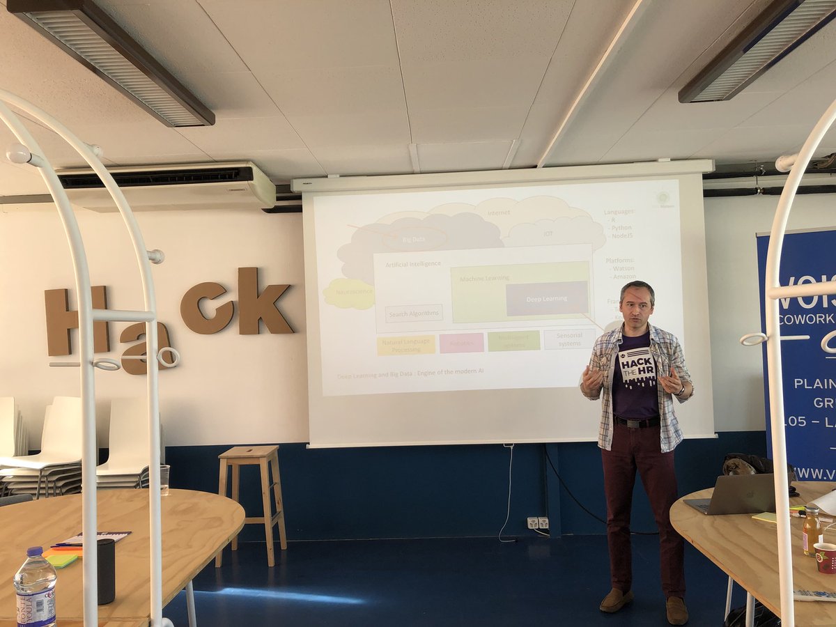 Ça parle IA dans les RH avec @IBMWatson #hackthehr #iaisthenewelectricity