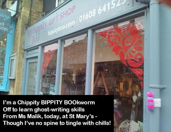 This #ChipLitFest #bookworm is off to St Mary's Parish Rooms at 10.30am 👻📝