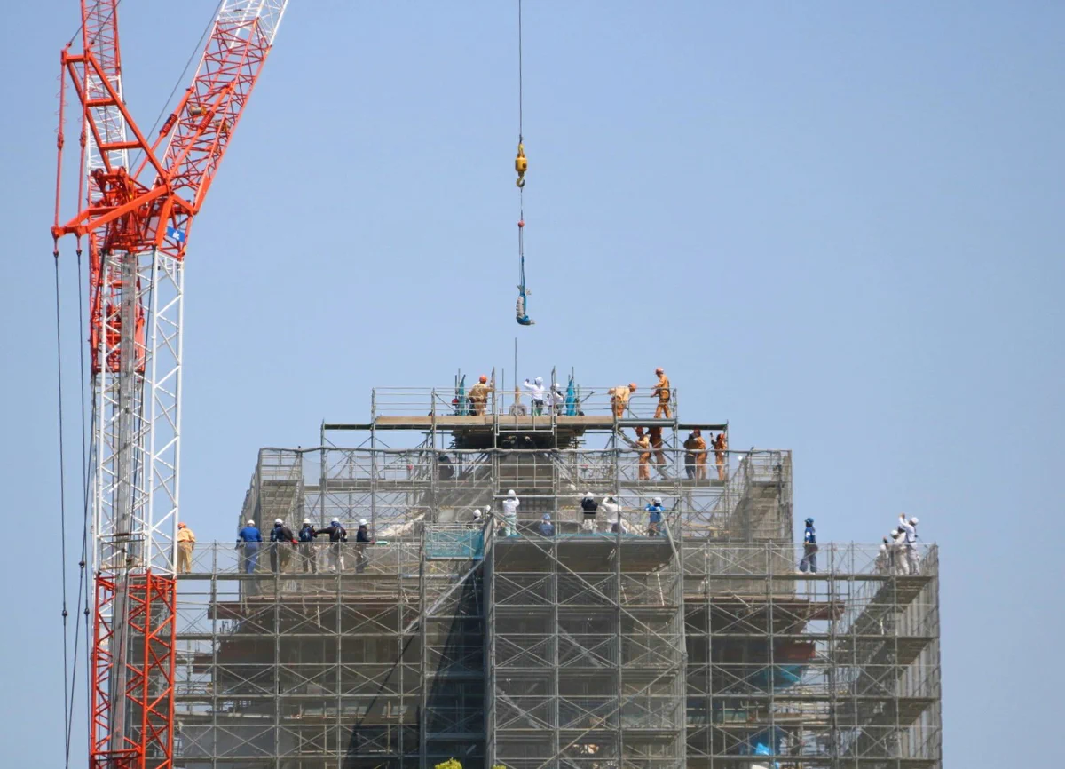 熊本城に鯱が無事に設置される！感謝の気持ちを文字で表現してるｗｗｗ