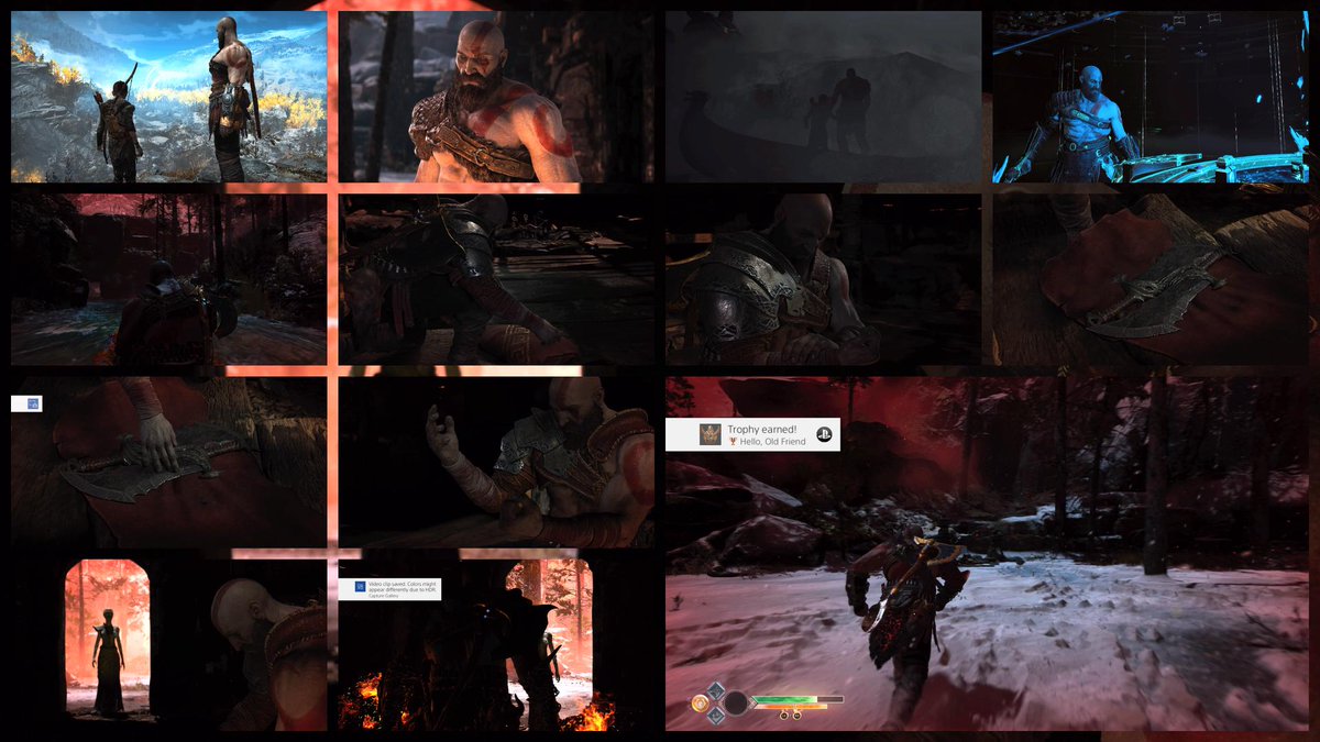 iAmGamrLegend's tweet photo. #PS4share #GodofWar #HelloOldFriend #GOTY #Epic Kratos is back! @SonySantaMonica @SonyPS4Fans https://t.co/VIp7tmdYGm