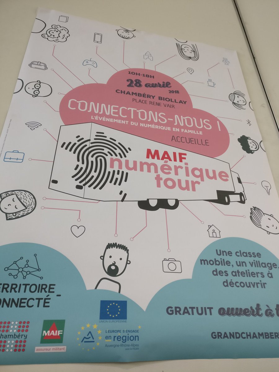 jbcallejon's tweet photo. #ConnectonsNous 2 ça commence bientôt ! Le stand de la @mlchambery est prêt à vous accueillir 😉 #numerique https://t.co/fsW1CePWBr