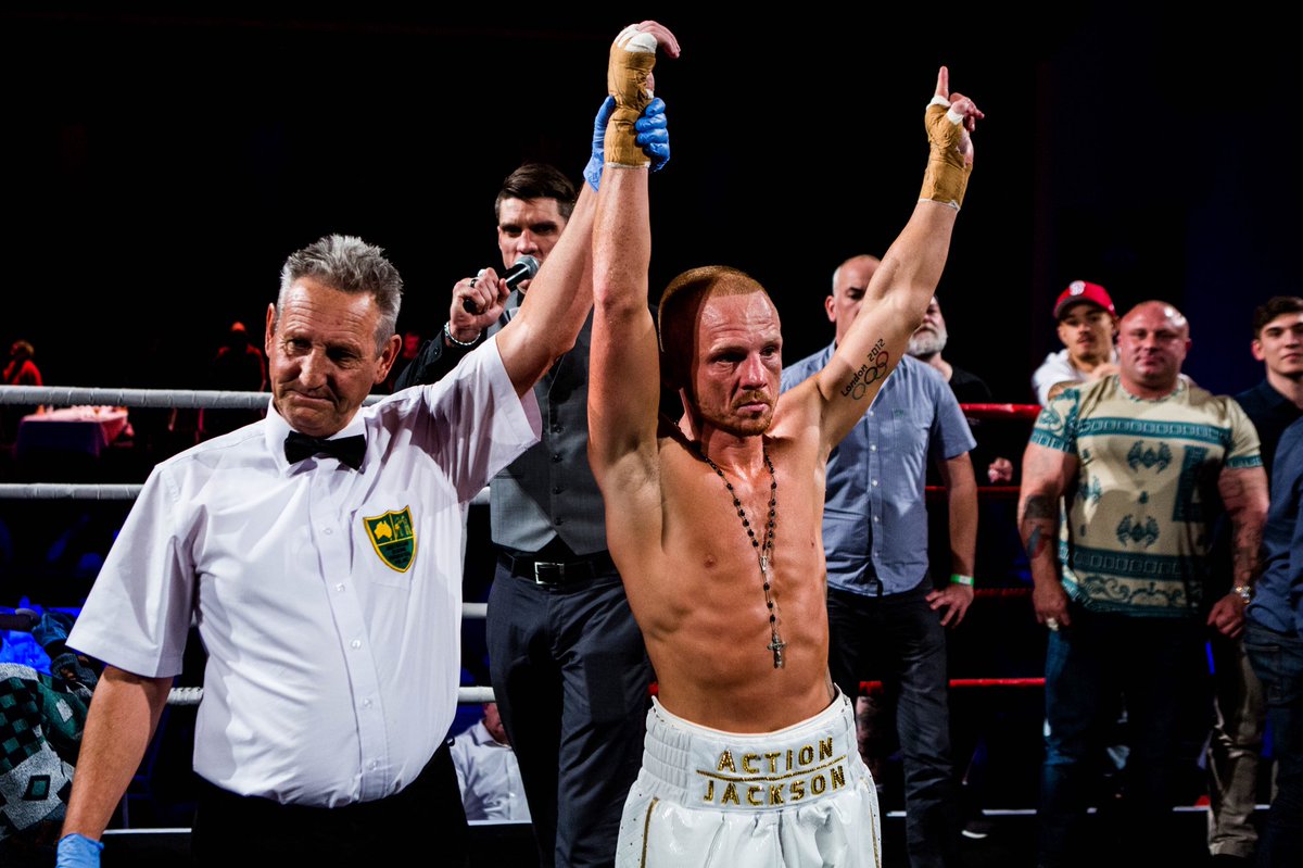 LukeJackson's tweet photo. 2nd round KO 💥 We move on to bigger and better 👊🏼 https://t.co/kXKhVSenvQ