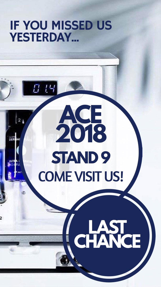 If you didn’t catch us yesterday at ACE, visit us on STAND 9 today for an exclusive preview of Envy Facial in action! #envy #ace #2018