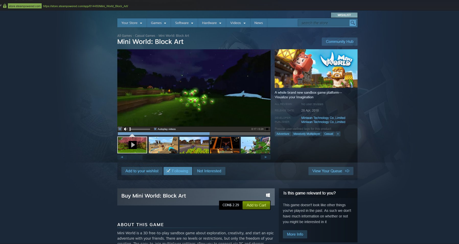 Steam Community :: Mini World: Block Art