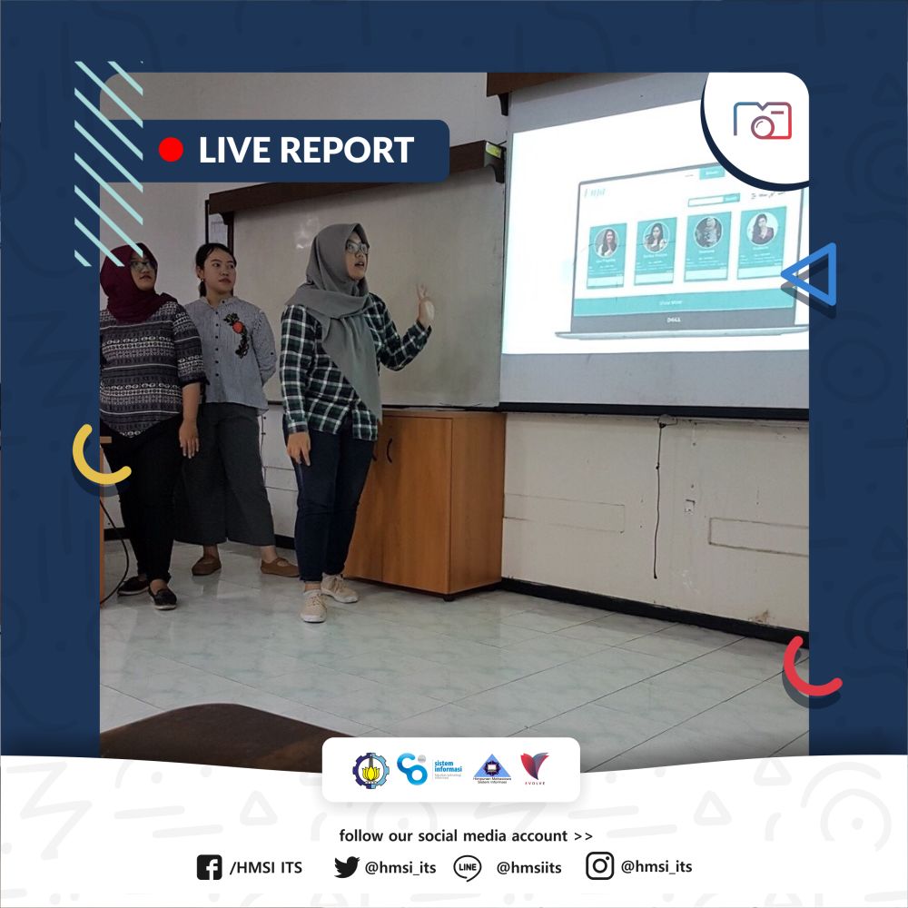 HMSI_ITS's tweet photo. Selamat sore, Evolvers!
Saat ini sedang berlangsung agenda Final Presentation ketiga kategori IS Competition di kelas TC 105, TC 106, dan TC 108.
Semangat untuk para finalis, semoga hasilnya yang terbaik!
#FinalPresentation
#ISCompetition
#IMago
#HMSIEvolve
#ITSSurabaya https://t.co/11CkDnm8VS