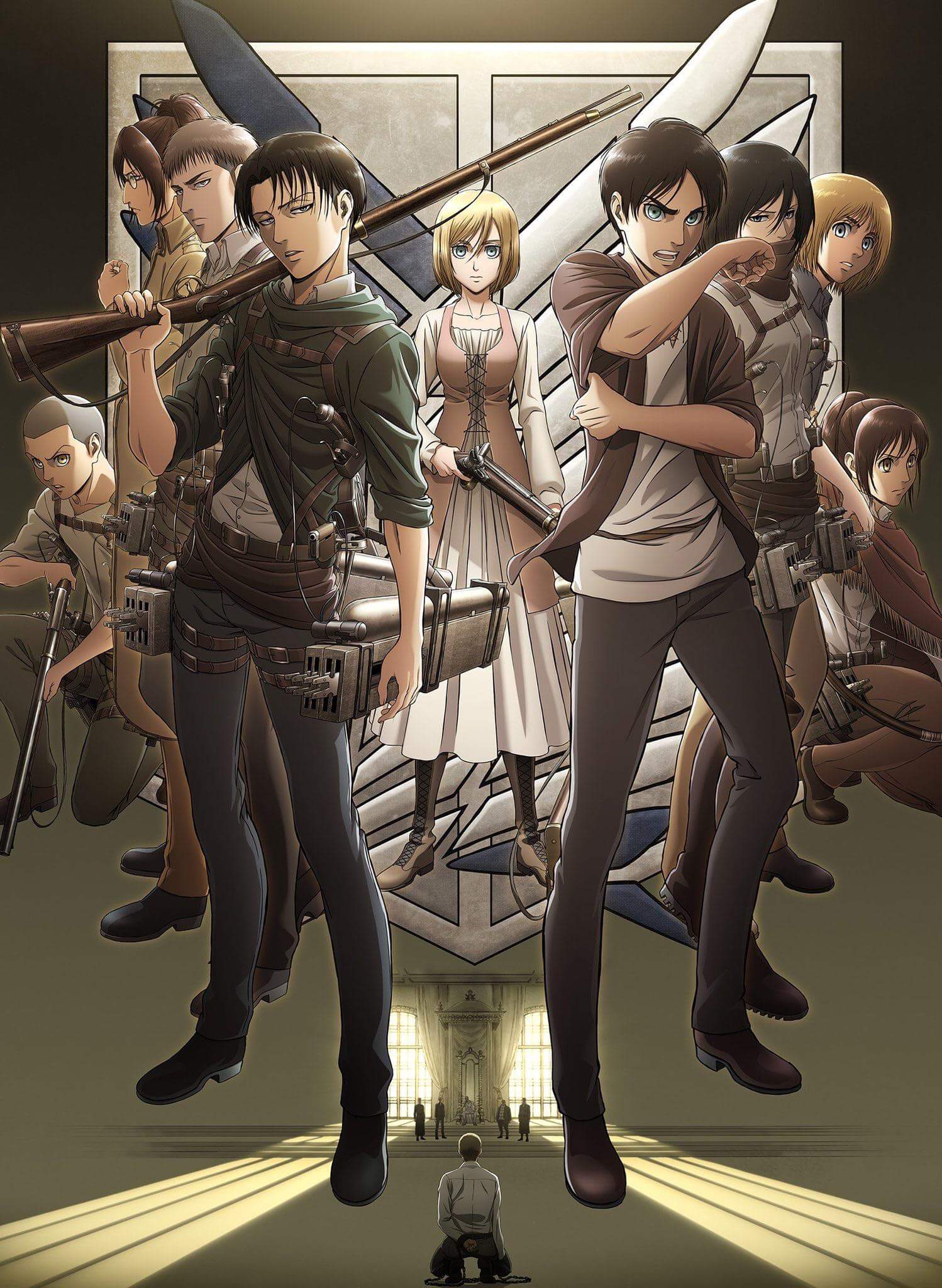 Risultati immagini per shingeki no kyojin 3 temporada