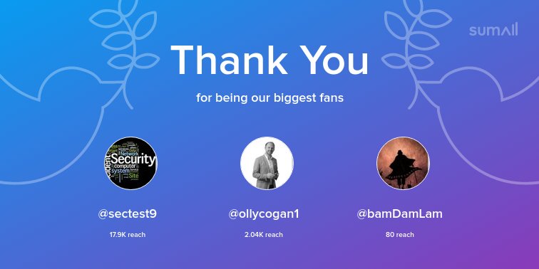 redpalmtech's tweet photo. Our biggest fans this week: @sectest9, @ollycogan1, @bamDamLam. Thank you! via https://t.co/StUuN5uaJK https://t.co/PAECX5xirp
