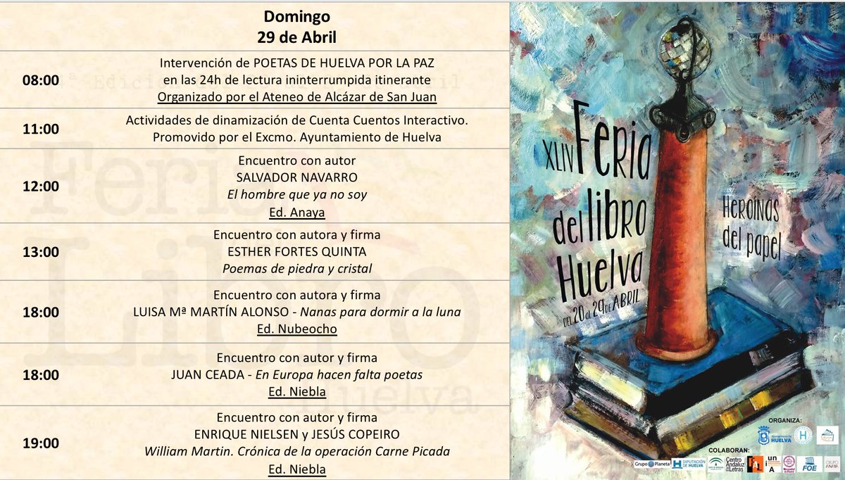 Feria Libro Huelva tweet media