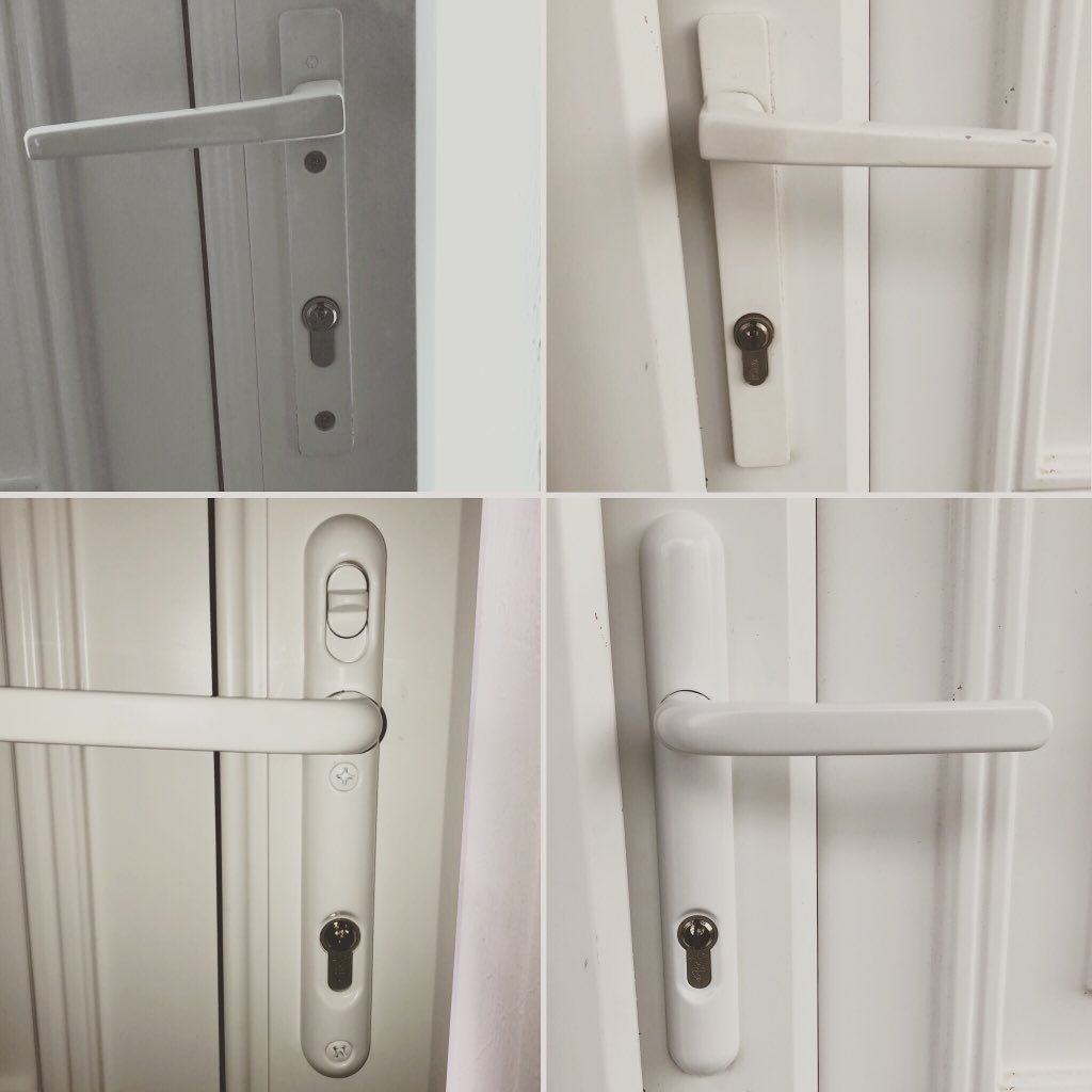 Exe_Locksmiths's tweet photo. Old handles replaced with Lock Lock handles and cylinder upgraded this morning.
.
.
.
#Exeter #Locksmith #Upvc #DoorHandles #LockLock #SecureByDesign #TS007 #PAS024 #TS0072Star #TS0073Star #Lock #Locks #LockChanging #EuroCylinder https://t.co/ugCvIwkwd7