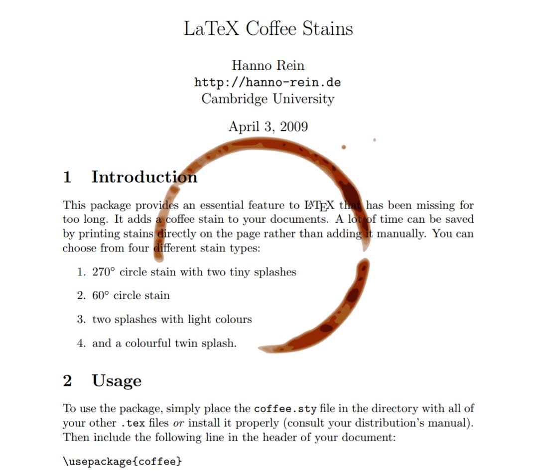 anthrolog's tweet photo. Still my favourite #LaTeX package https://t.co/x0MeoU7bfh ☕️ #coffee https://t.co/uQhDxorHOp