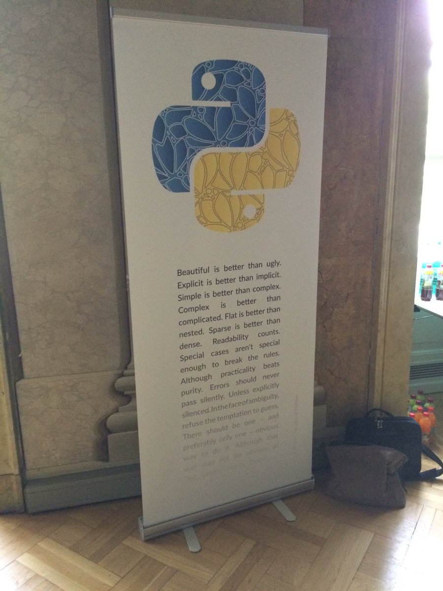 Mz_L0ll1p0p's tweet image. #zenofpython #pydays18 @pydaysvienna