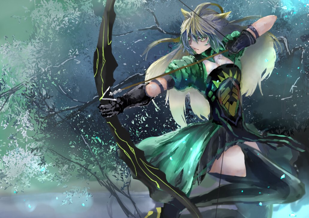 Fgo アタランテ完成ー 久しぶりに本気絵です アタランテ Fgo 九月の人のイラスト