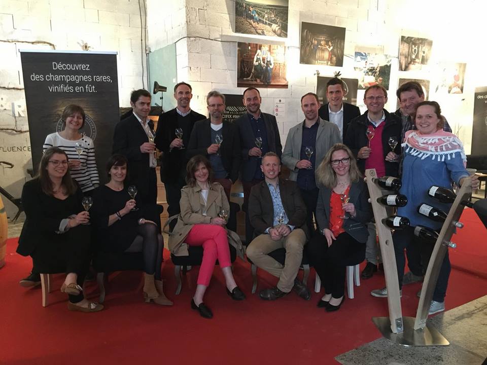 #PrintempsdesChampagnes #Flashback picture ! All the #Cercle members thank their visitors for having come and taste their confidential #champagnes 🍾in our popup #cellar 🙂