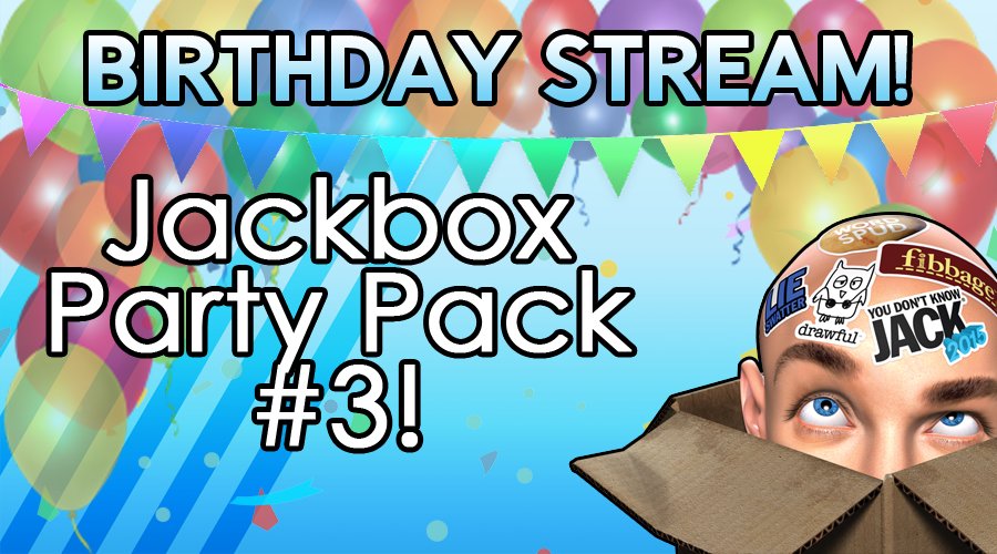 LIVE RIGHT NOW! We're playing Jackbox 3 with viewers. Join to have fun!

#birthdaystream #birthday #twitchbirthday #jackbox #jackboxpartypack #jackbox3 #gamergirl #girlgamer #twitchstream #twitchstreamer #ginger #twitchkittens #twitchnetworkingandfriends #supportsmallstreamers