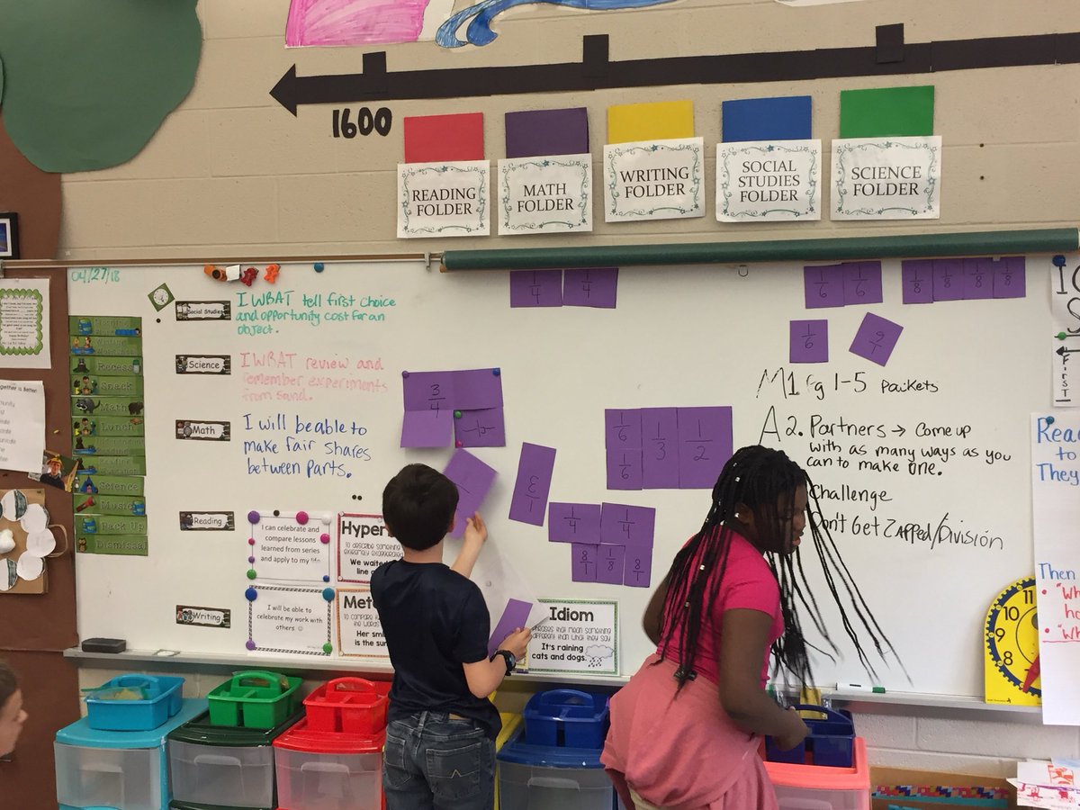 hewitt_mr's tweet photo. Exploring our thinking, How many ways can you count to 1? Our goal was 60. #fractionfriday https://t.co/urrpGoEHgo