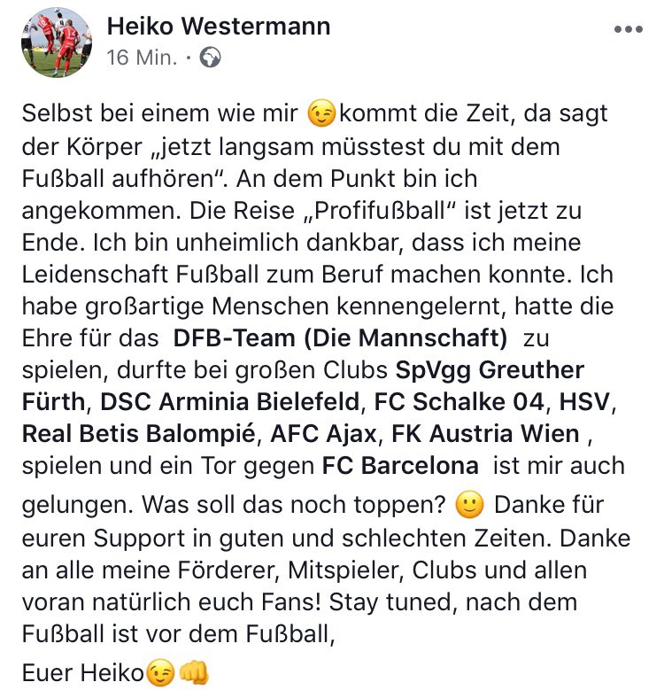 mopolars's tweet image. Danke und alles Gute für die Karriere nach der Karriere, #HW4! #westermann #bestermann #HSV