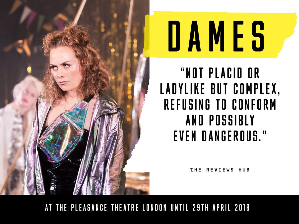 Just tonight and tomorrow left to see DAMES <a href="/ThePleasance/">Pleasance</a>!! 

If you haven’t already seen it. I don’t think you want to miss it...

pleasance.co.uk/event/dames#ov…