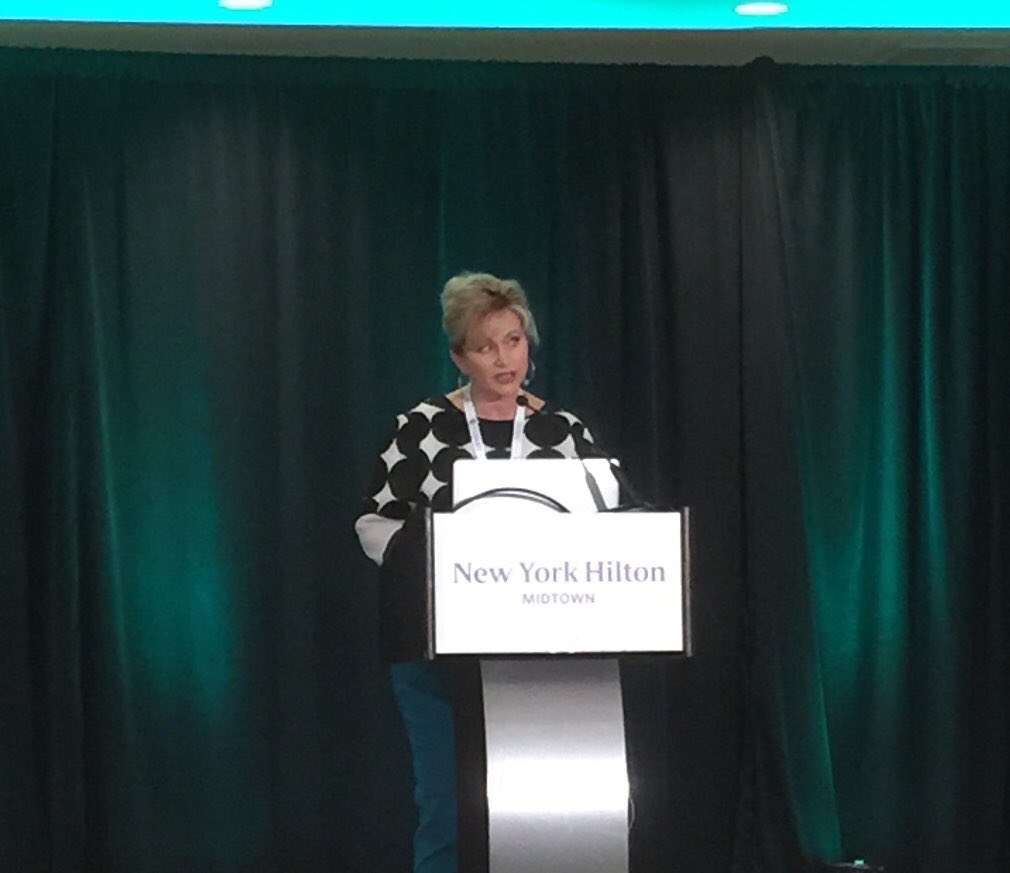 Stigetta's tweet photo. Ovarian Cancer Survivor Meredith Mitstifier inspiring attendees to surround ourselves with the sound of surviving #TealTribe #SacredSpace #NOCC18 https://t.co/An1Sbzrj36