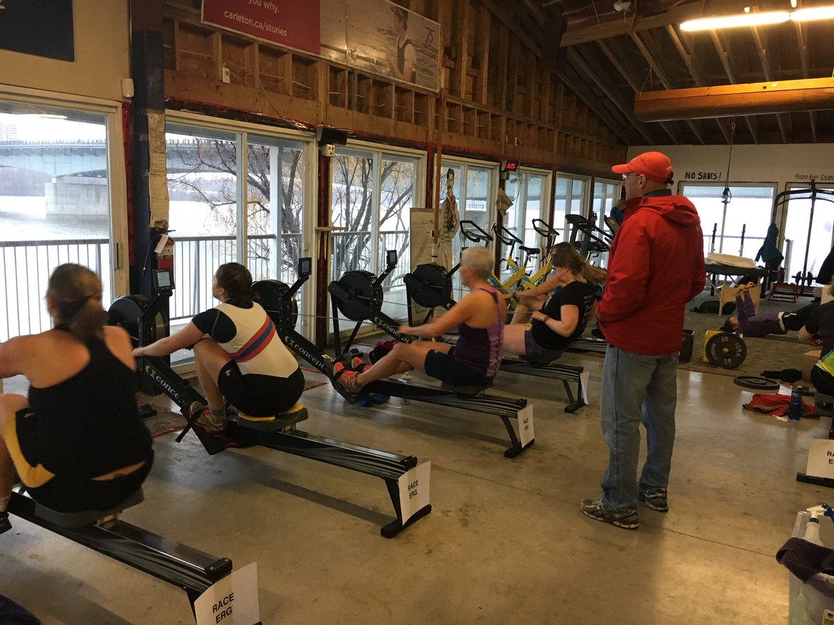 OttawaRowing's tweet photo. Ergatta day! Thanks to all those racing this morning! #nopainnogain #springrowing #rowORC https://t.co/uq2BVTzFMb