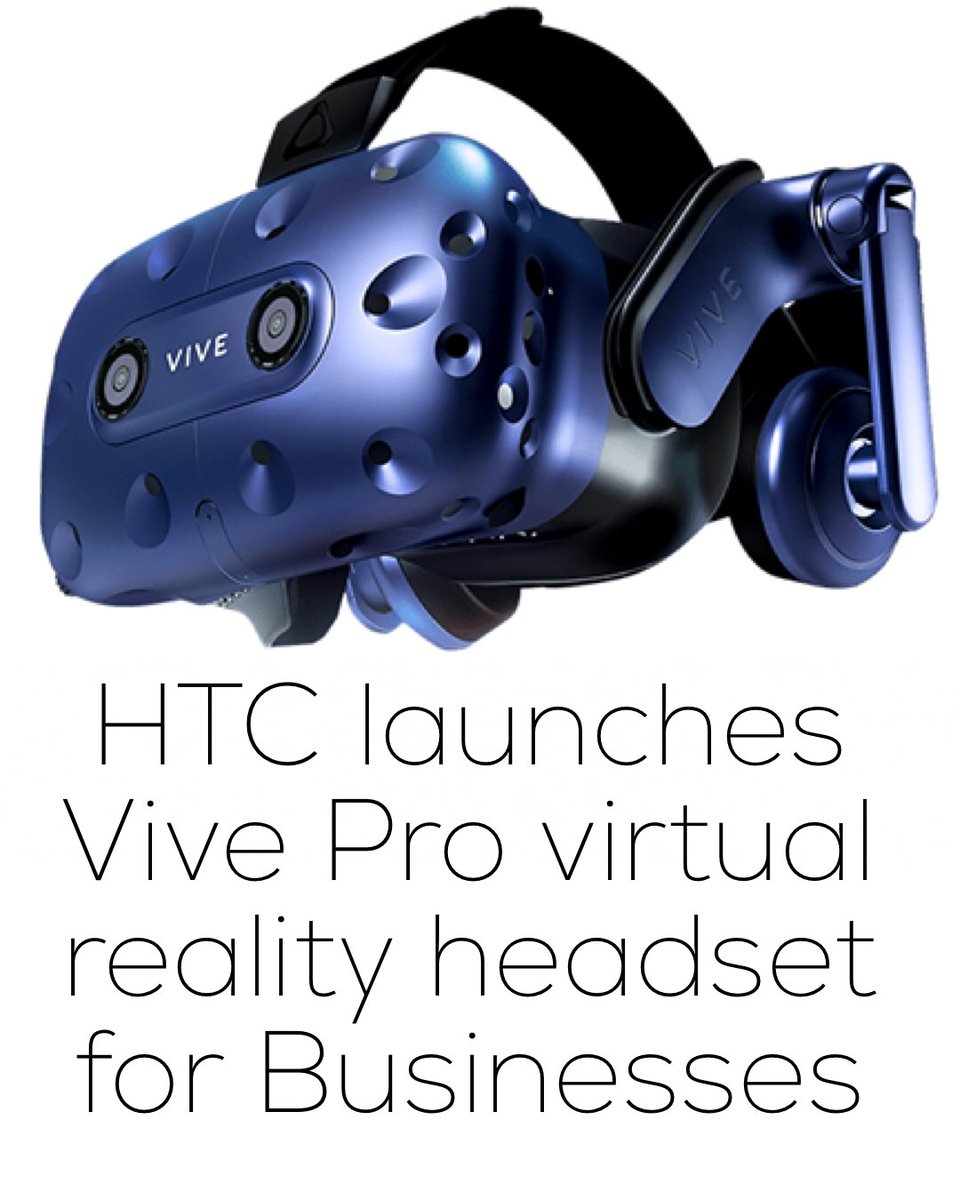 arvrgalaxy's tweet photo. HTC has launched a commercial version of its Vive virtual reality (VR) headset, the Vive Pro 2.0 Kit, aimed to commercial users to help develop and deliver VR experiences for their businesses. #virtualreality #htcvive #vivepro #virtualworld #htc #vive #technews #technology https://t.co/tFHxbrQ7Ni