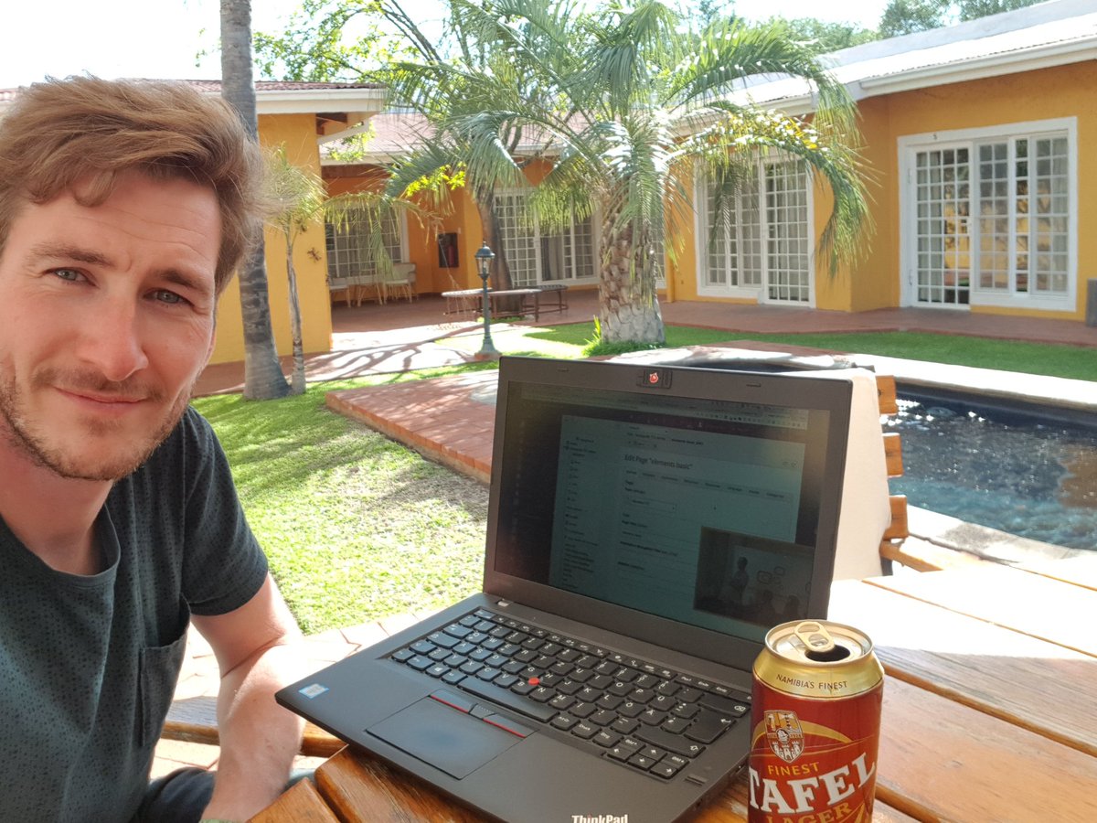 web_ozz's tweet image. #t3cs Geil Livestream läuft auch in Namibia. Beste Grüße und viel Spaß!
