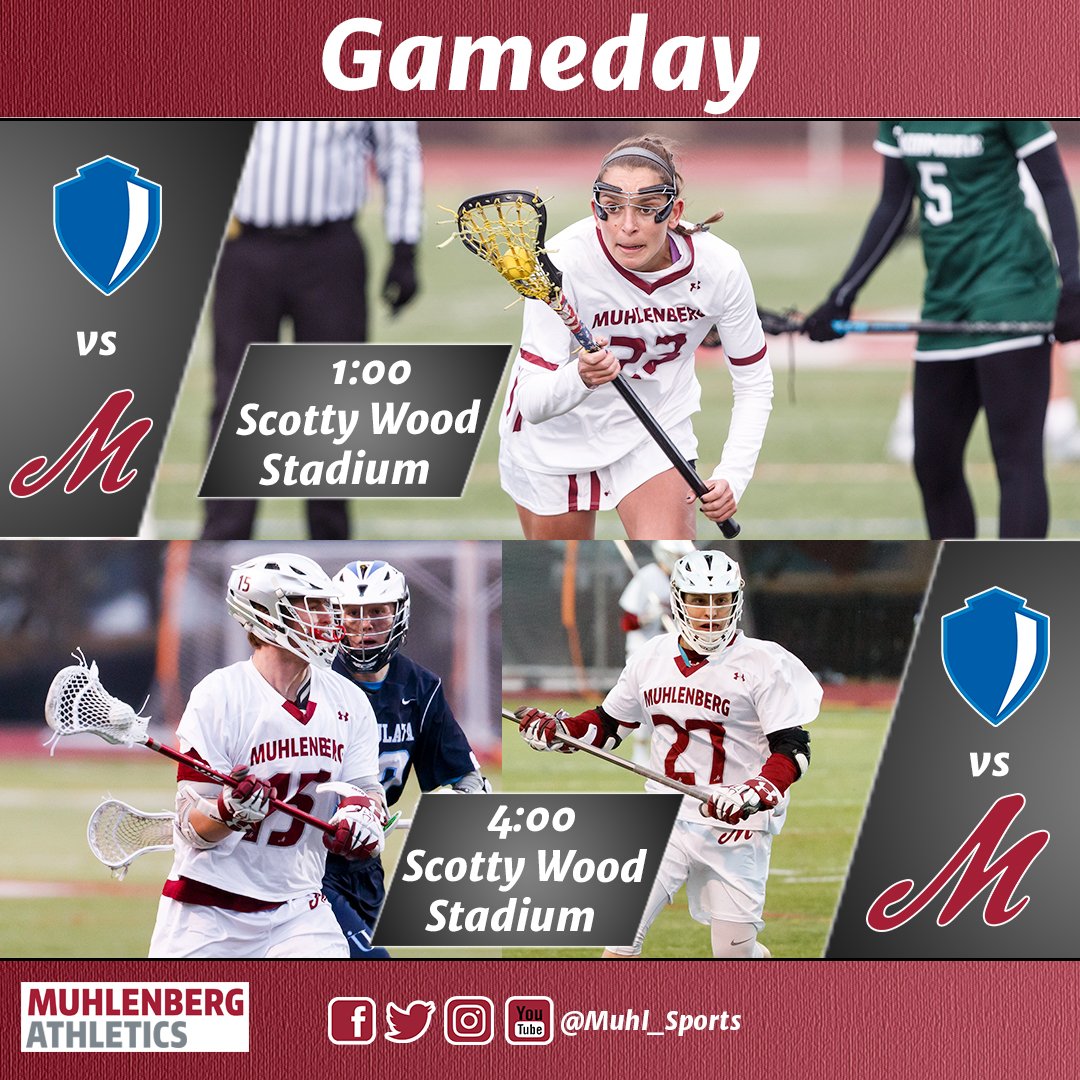 Muhl_mlax's tweet photo. Gameday! Both Muhlenberg lacrosse teams host F&amp;M this afternoon at Scotty Wood Stadium! Go Mules!! #CentConf #d3lax @MuhlenbergLax https://t.co/zgU6I5jhjD
