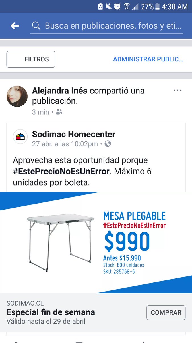 Yocyalejandra's tweet photo. @SodimacAyuda Hola, qué para con esto que no respeta el precio desde ayer para comprar, quiero solo 2 y no se puede https://t.co/LFwCOFLAro