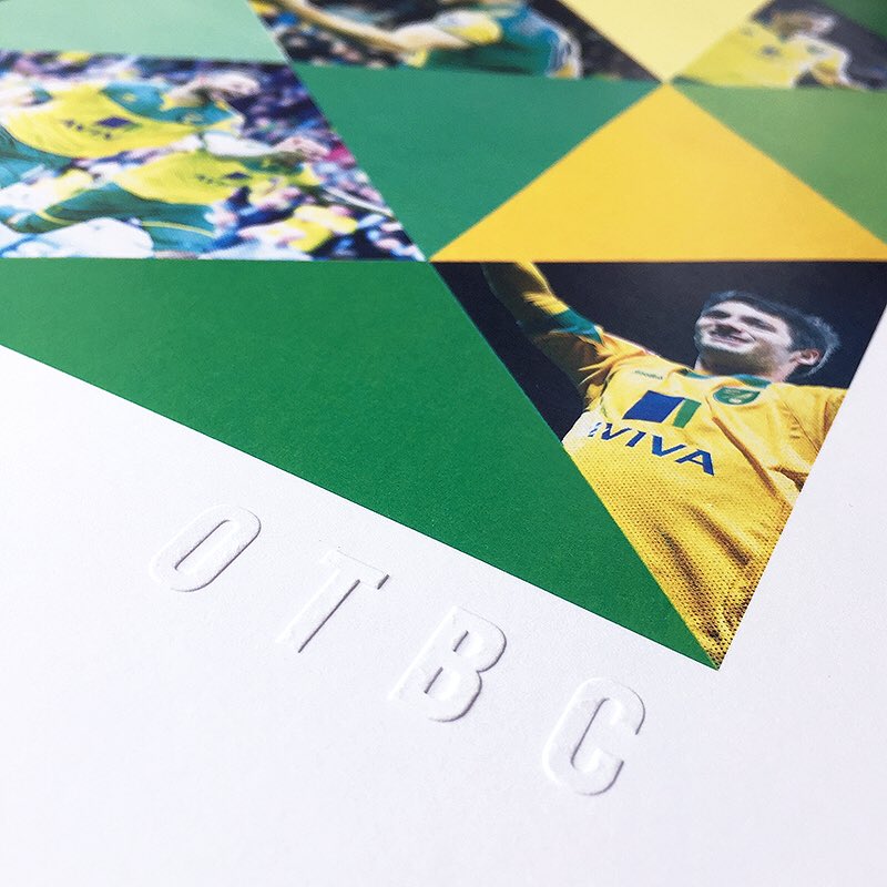 So chuffed to be asked by @patternsofplay to design the cover for the final home game of the #ncfc season #screenprint #screenprinting #printmaking #printmaker #canaries #otbc #ontheballcity