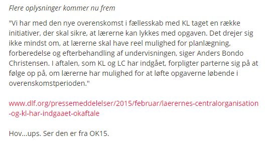 marqann's tweet photo. Kommentar i Folkeskolen (bladet), som viser hvorfor vi er vrede @dlforg #OK18 https://t.co/BScBgyEsRh