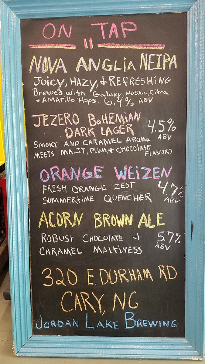 jordanlakebrew's tweet photo. Come see us at Brewgaloo today! We're on Hargett St! https://t.co/hD9mqESw68