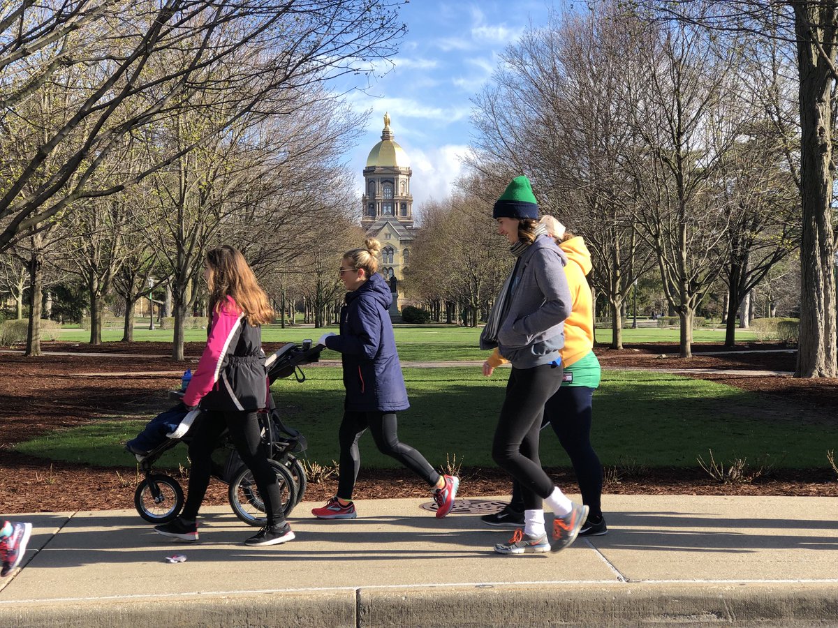 NDBaseball's tweet photo. “What an opportunity to change the world” -@PeteFrates3 

Today we run for @TeamFrateTrain in hopes of finding a cure for ALS ☘️ https://t.co/HEzXnJPxUE