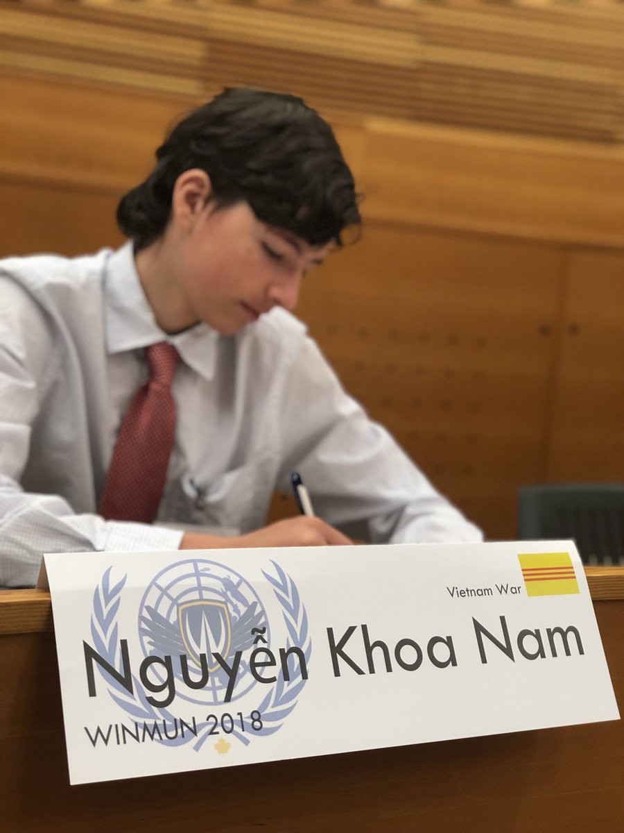WinMUNHSC's tweet photo. BREAKING: Nguyen Khoa Nam in the midst on hearings news that North Vietnam has rejected peace talks with the south — The Economist https://t.co/8IJxBdjE1j