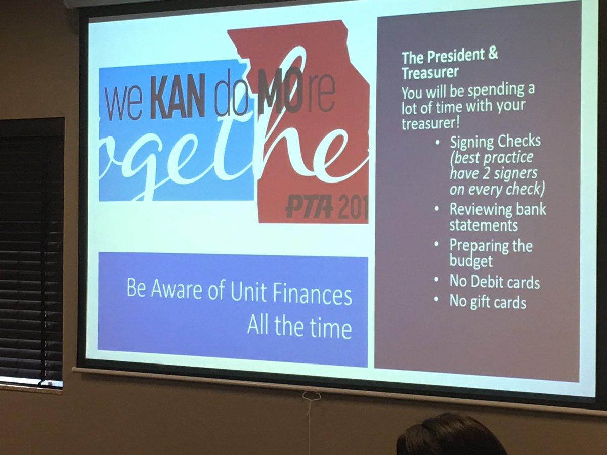 andreabcreative's tweet photo. Build a great financial foundation for you PTA - develop your PTA budget now. It’s amendable and your best guess. #PresidentSession #PTAKanDoMOre2018 https://t.co/4QXIIN1l68