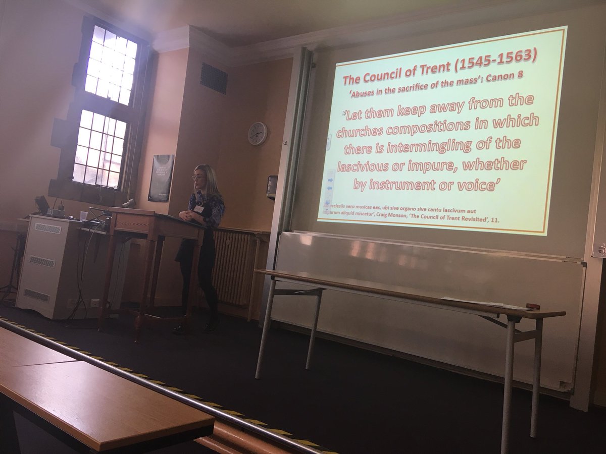 CMWDurham's tweet photo. Our final paper in #catholicmusic session at #cmwdurham is from @svmahar  @LiverpoolHopeUK on Scarlatti’s St John Passion 🎶 https://t.co/XHN5Dhl0du